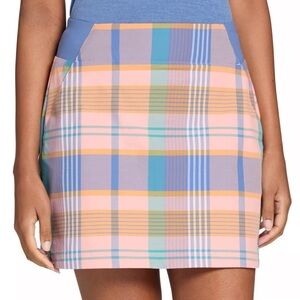 Lady Hagen Multicolor Plaid Skort NWT